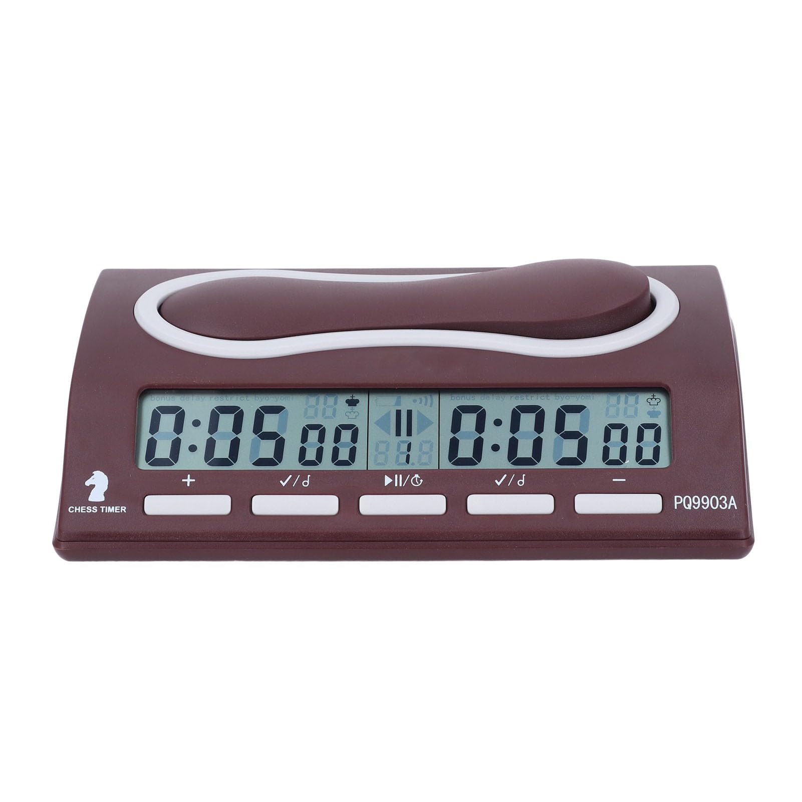 Digitaler Schachuhr-Timer, Professionelle Multifunktions-Schachuhr, Bonus-Verzögerungsmodus-Countdown mit Vintage-Schönheit, Kombiniert Präzise und Retro-Ästhetik