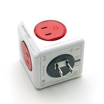 Amazon.co.jp: PowerCube パワーキューブ 電源タップ AC4口 USB2