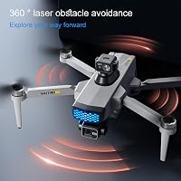 Gleto GPS Drón 4K Kamerával, 3-Tengelyes Gimballal, 50 Perces Repülési Idő, Akadályérzékelés, Követés Funkcióval, 249g Alatti, Összecsukható 5