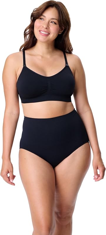 Women's Wireless Clip Down Seamless Nursing Bra for Breastfeeding