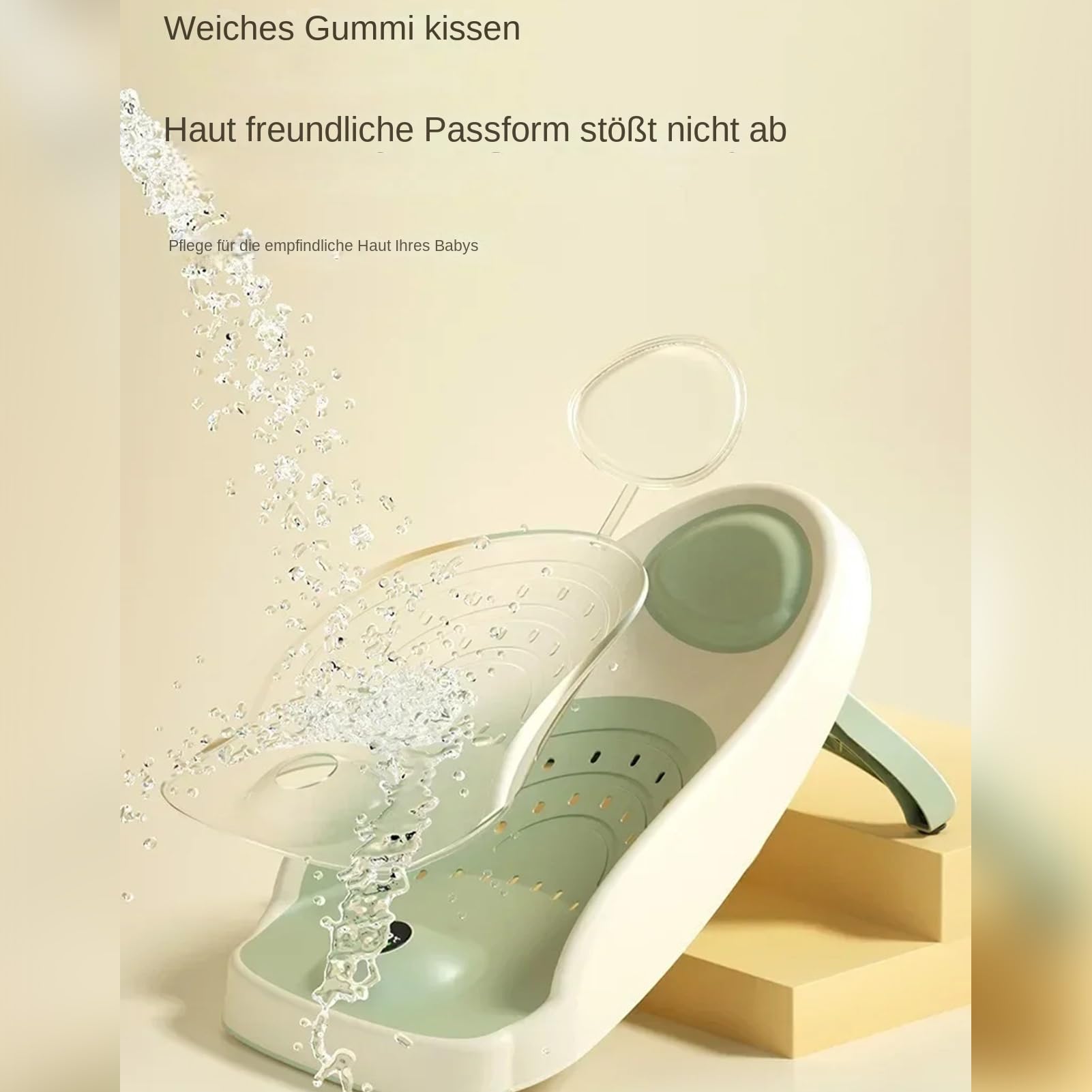 Supporto per vasca da bagno per bambini, ad asciugatura rapida