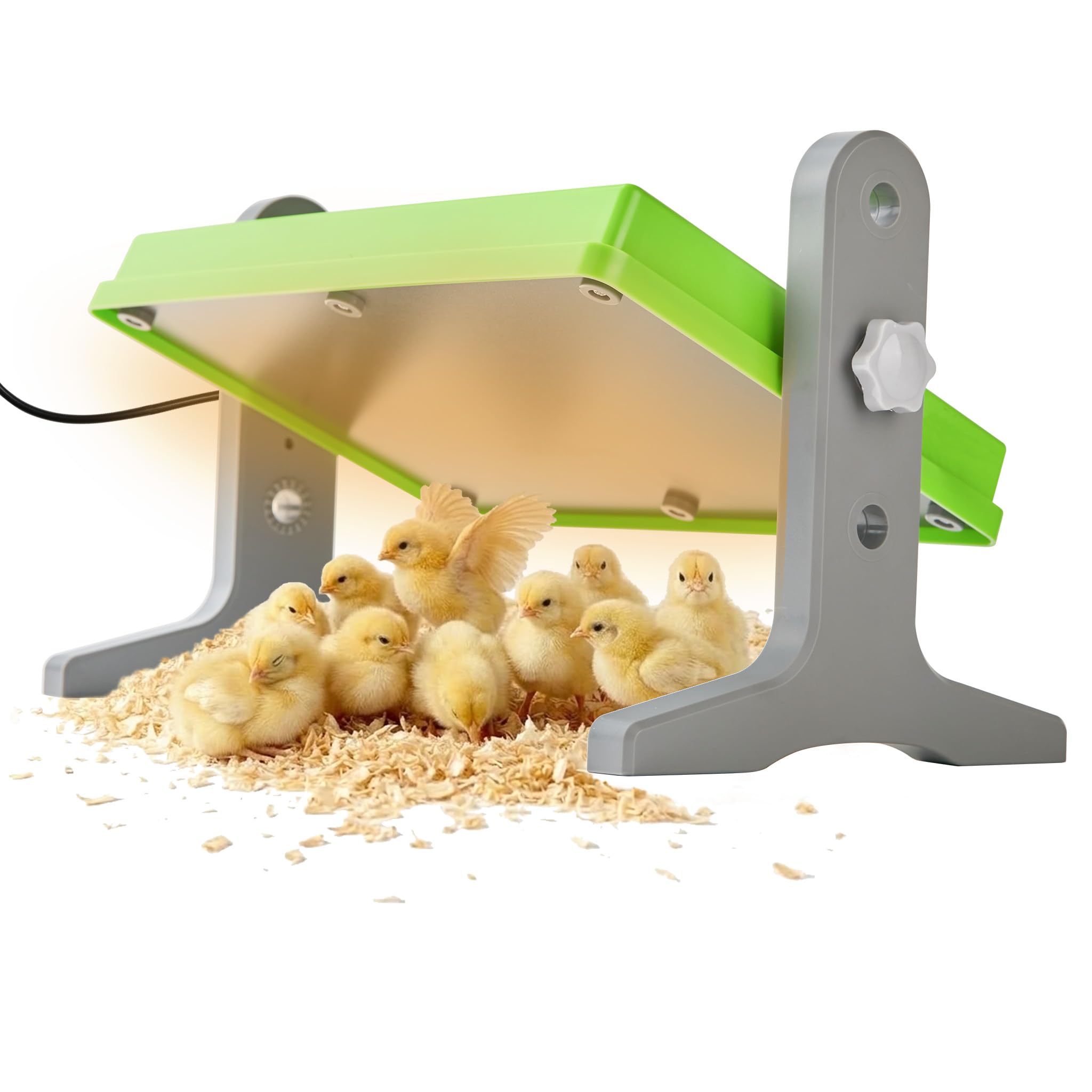 Photo 1 of ***MISSING PARTS***
Fuzzy Bird Chick Brooder (12''*8'') Brooder Heater for Chicks Ducks and Birds Incubation Heating Keep Chicks Warm Newly Upgraded Temperature Adjustable Height Adjustable Chick Heating Plate - Green