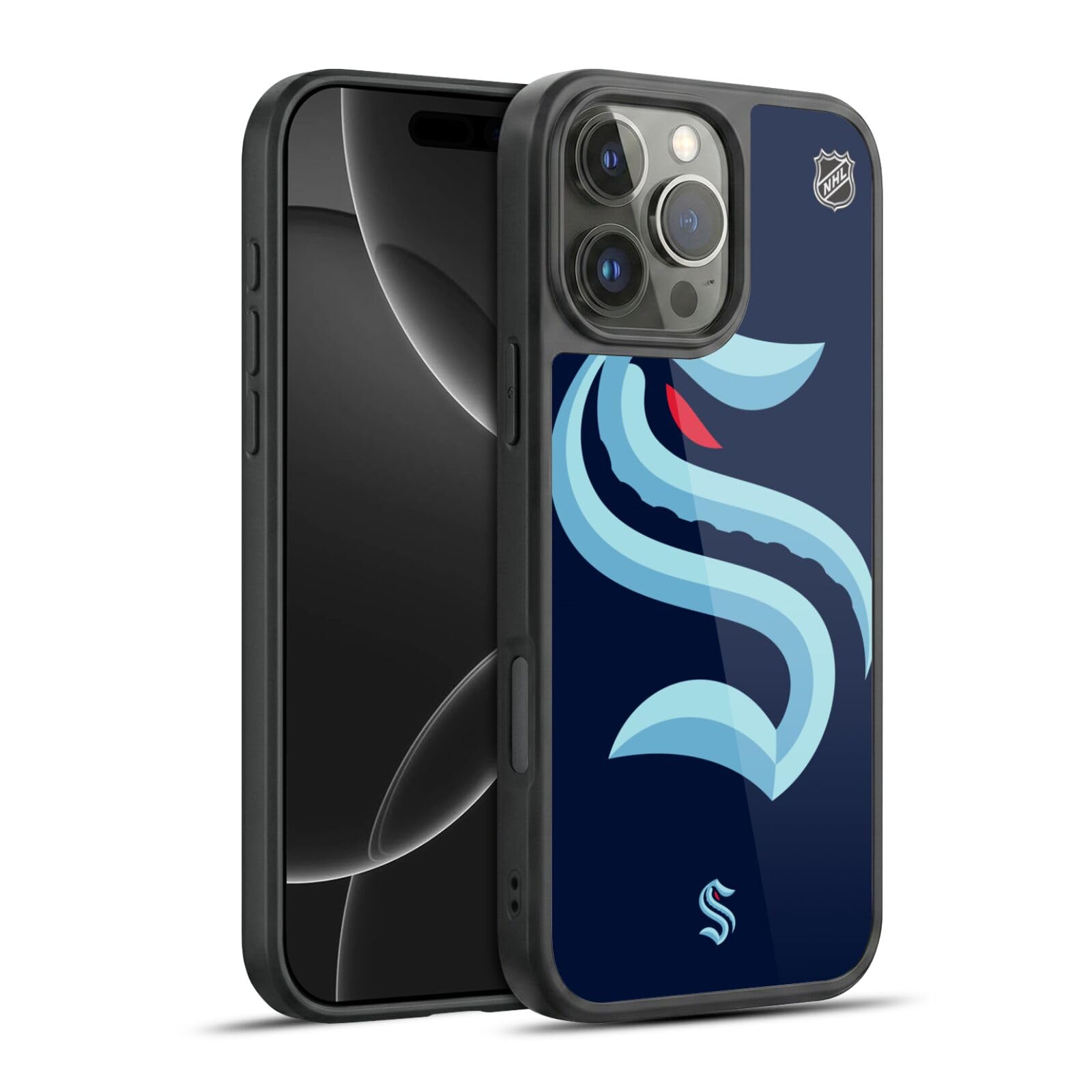 Coque NHL Seattle Kraken iPhone 16 Pro Max gel robuste haut de gamme - 8