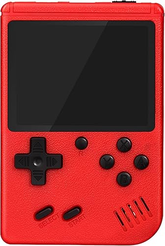 Consola de juegos portátil retro, pantalla LCD de 3 pulgadas, consola de videojuegos portátil con 500 juegos clásicos, batería recargable de 1020