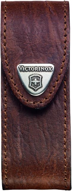 Victorinox V4.0543 4.0543 Leather-Belt Pouch for Officers Knife 2-4 Layers, Brown, 10 cm