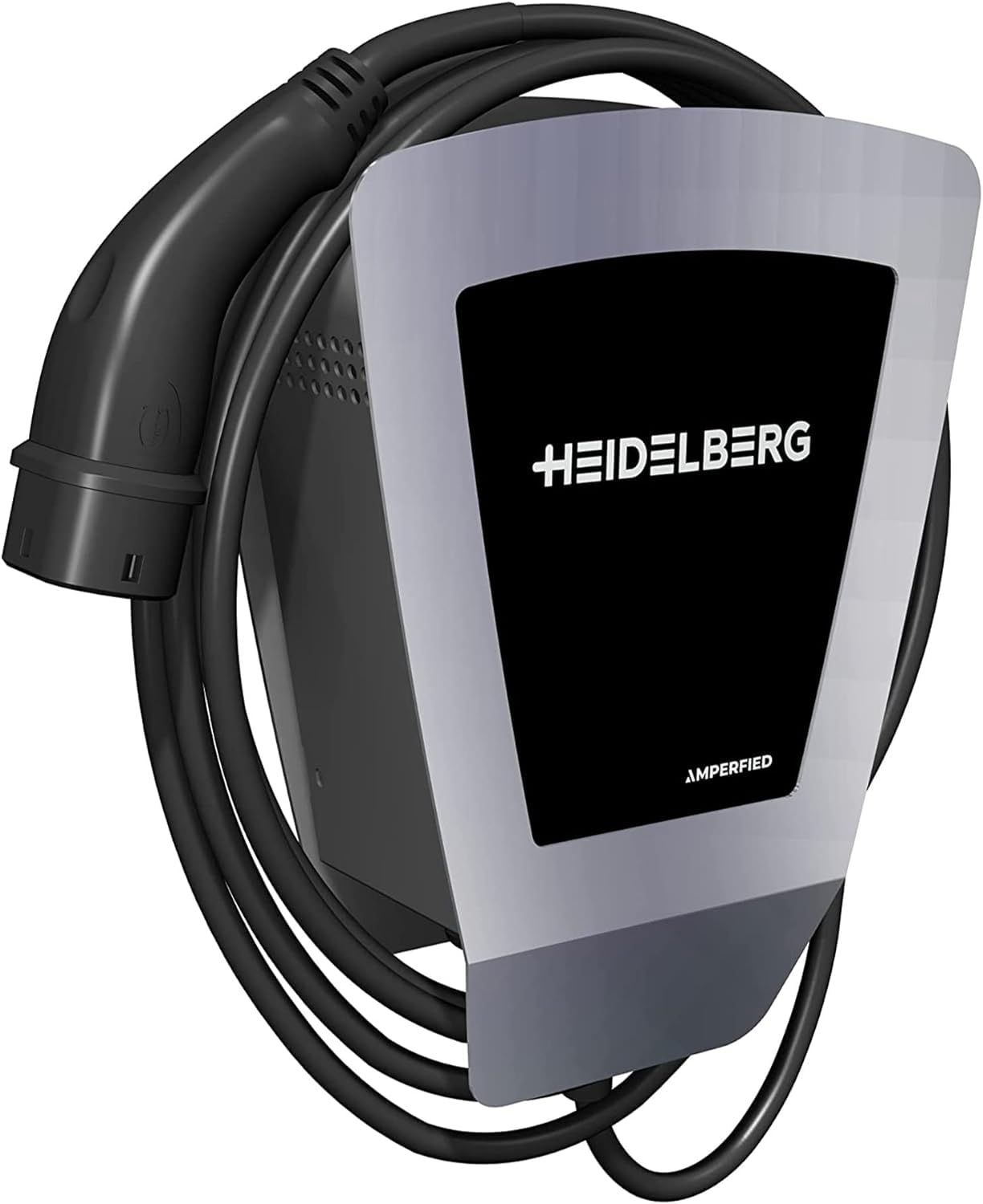HEIDELBERG Amperfied Wallbox 11 kW mit Typ 2 Ladekabel. Optional 5 Jahre Garantie. Ladestation Home Eco für E-Autos. 3,5 m Ladekabel. Wallbox Made in Germany