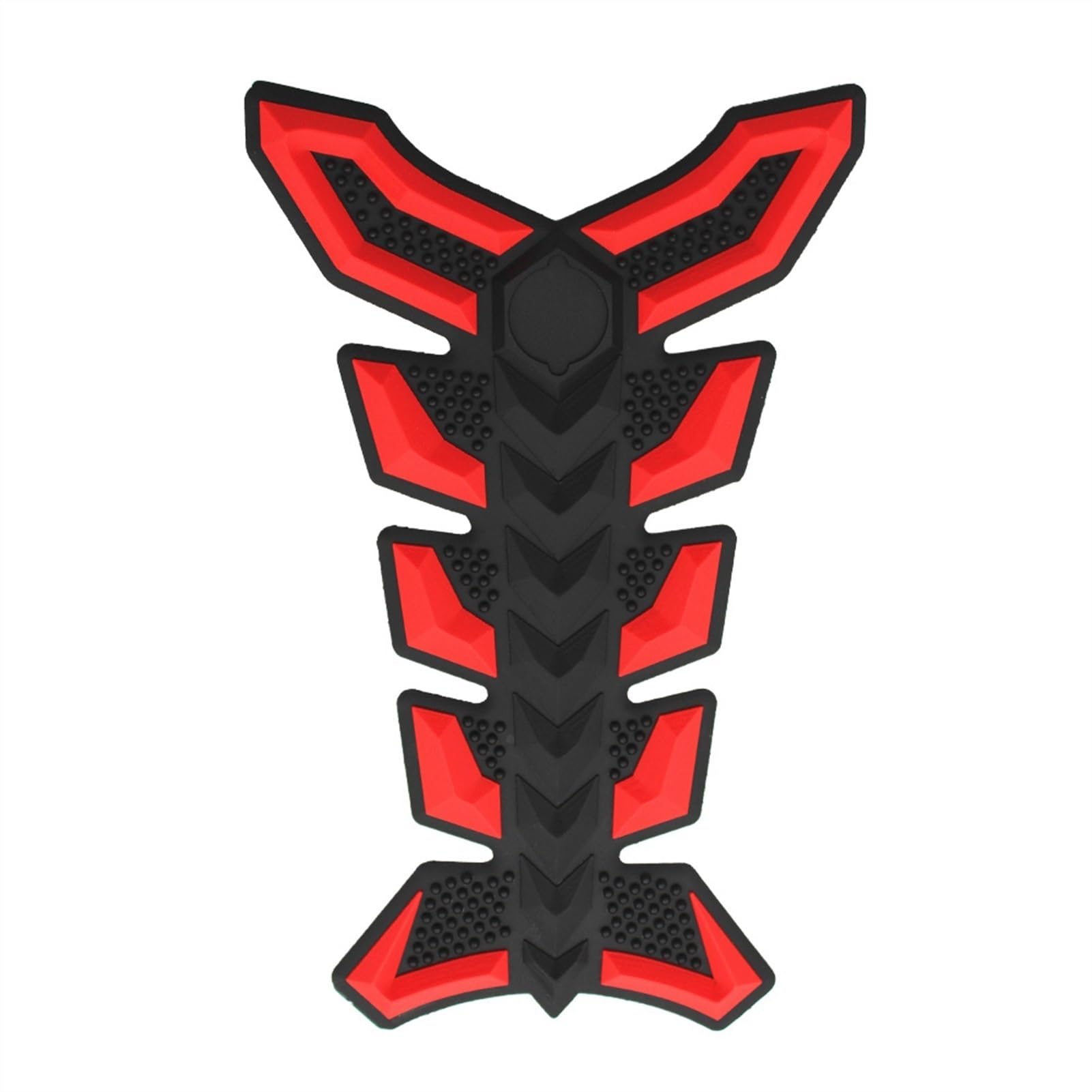 Motorcycle Stickers Fuel Tank Sticker Fishbone Decals Pad for Suzuki Helmet Protector(Rosso)