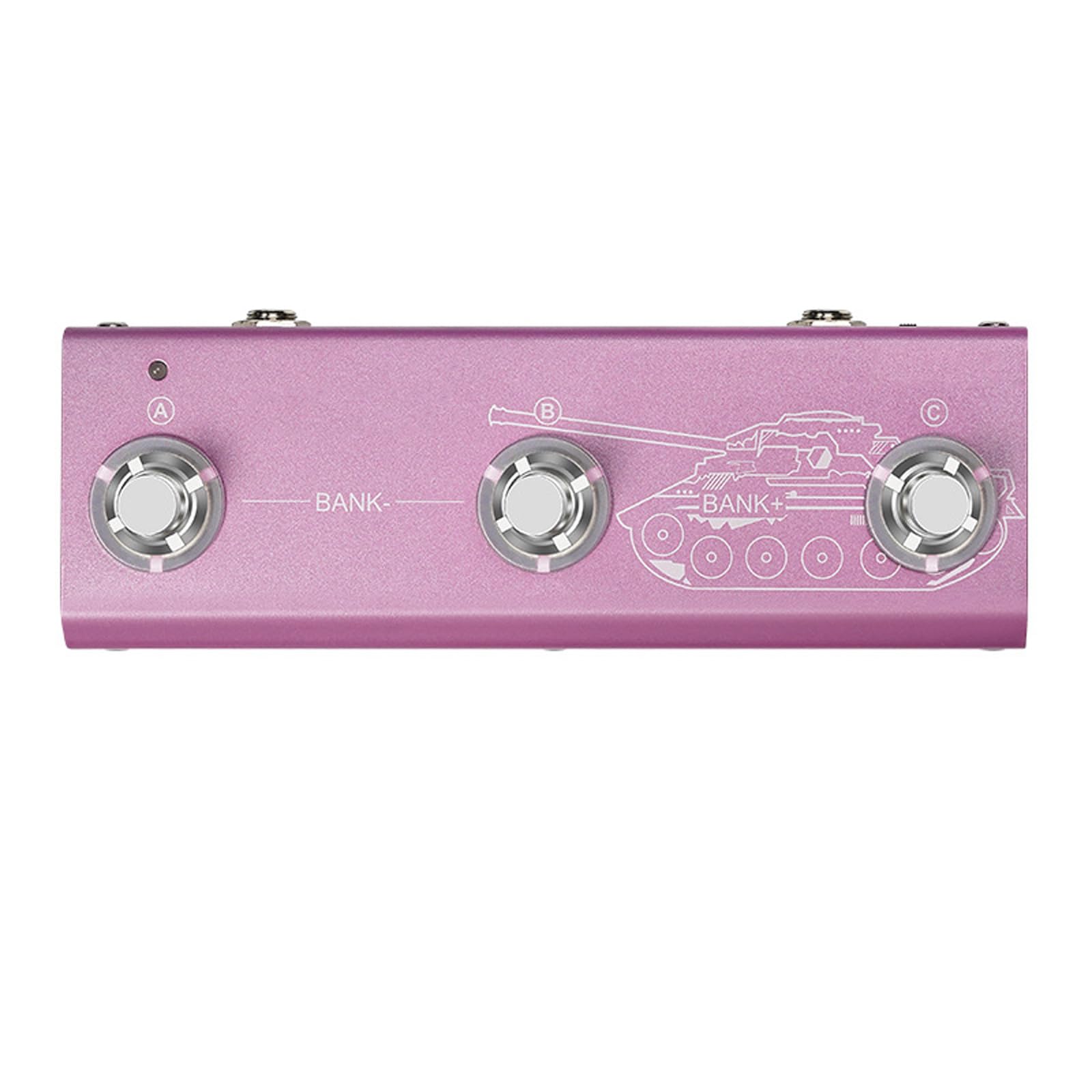 Piccolo Vari Effetti Chitarra Processore con 20 Modelli Costruito In Batteria 1450mAh Adatto per Live Portatile Chitarra Processore Alluminio Housing