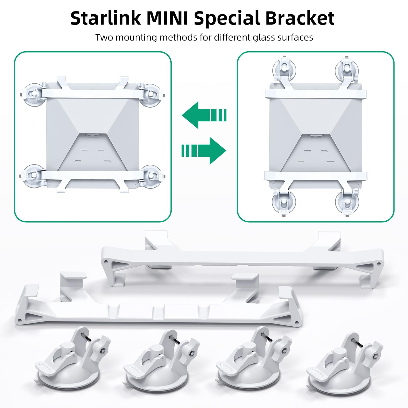mumisuto Starlink Mini uchwyt samochodowy do deski rozdzielczej, mini uchwyt magnetyczny Starlink, bezpieczny zestaw montażowy do większości pojazdów i zapewnia stabilną jazdę i sygnał satelitarny