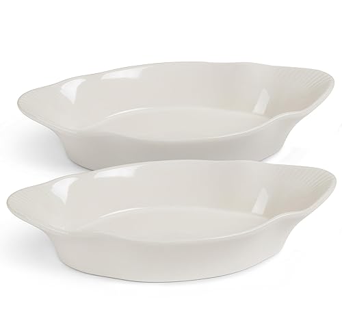 Au Gratin Baking Dishes, Ceramic, by Kook, for Casseroles, Lasagna