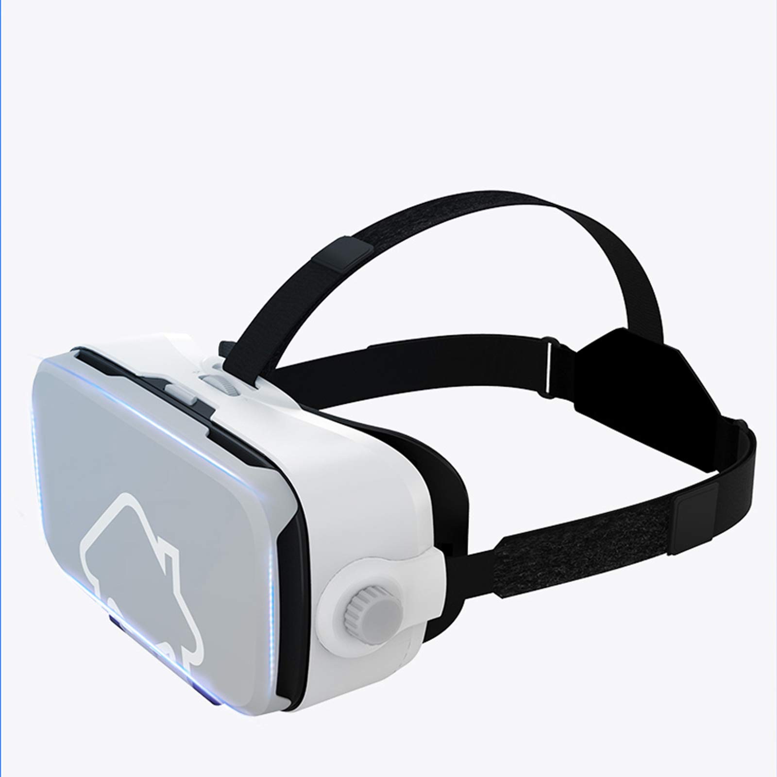Occhiali Virtuali 120°FOV Realtà Virtuale Visore per Film e Giochi 3D, Virtual Reality Occhiali Compatibile con iPhone/Android