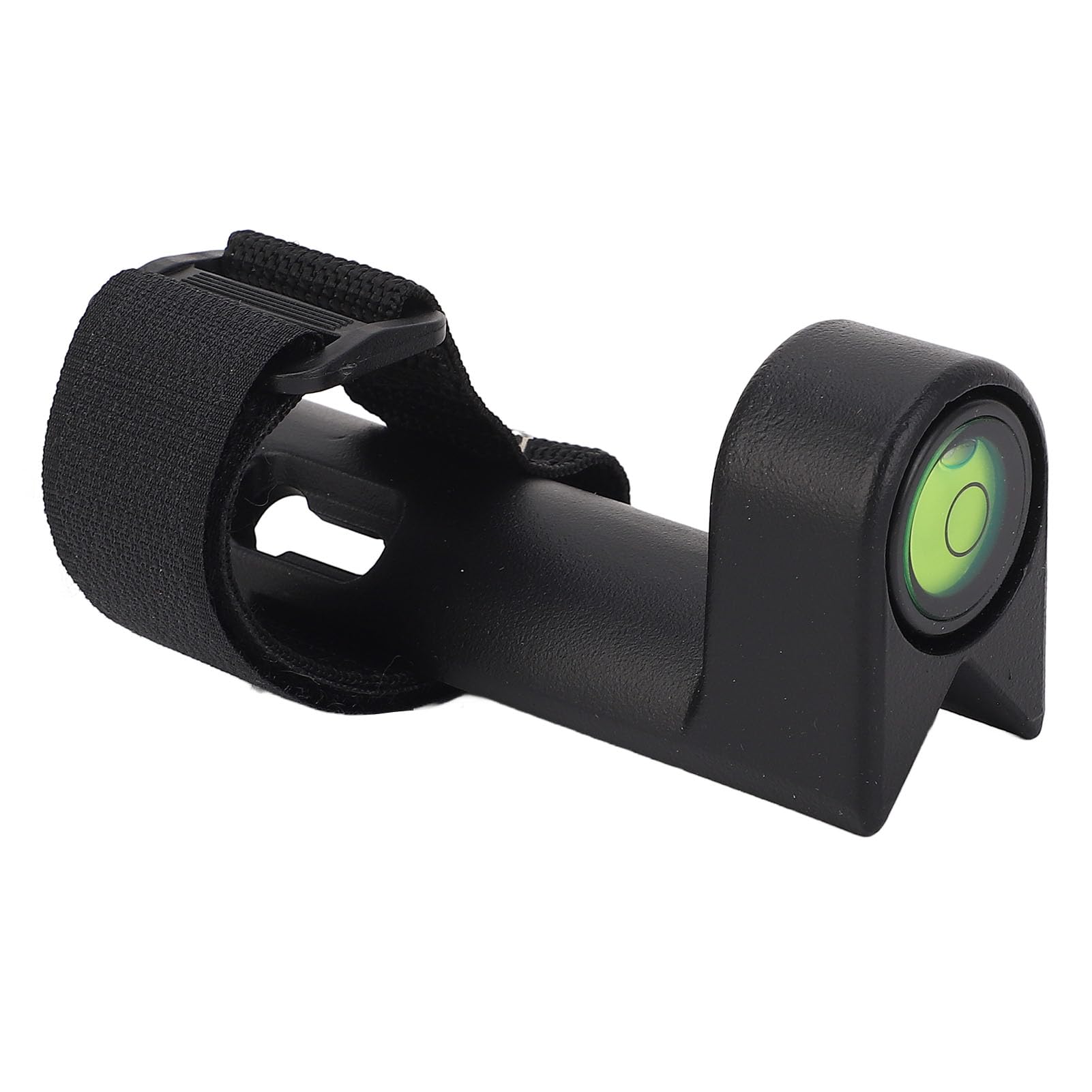 Adjustable Grade Rod Level, Aluminum Alloy Survey Rod Bubble Level for Round and Rectangular Bars, Large Vial Design