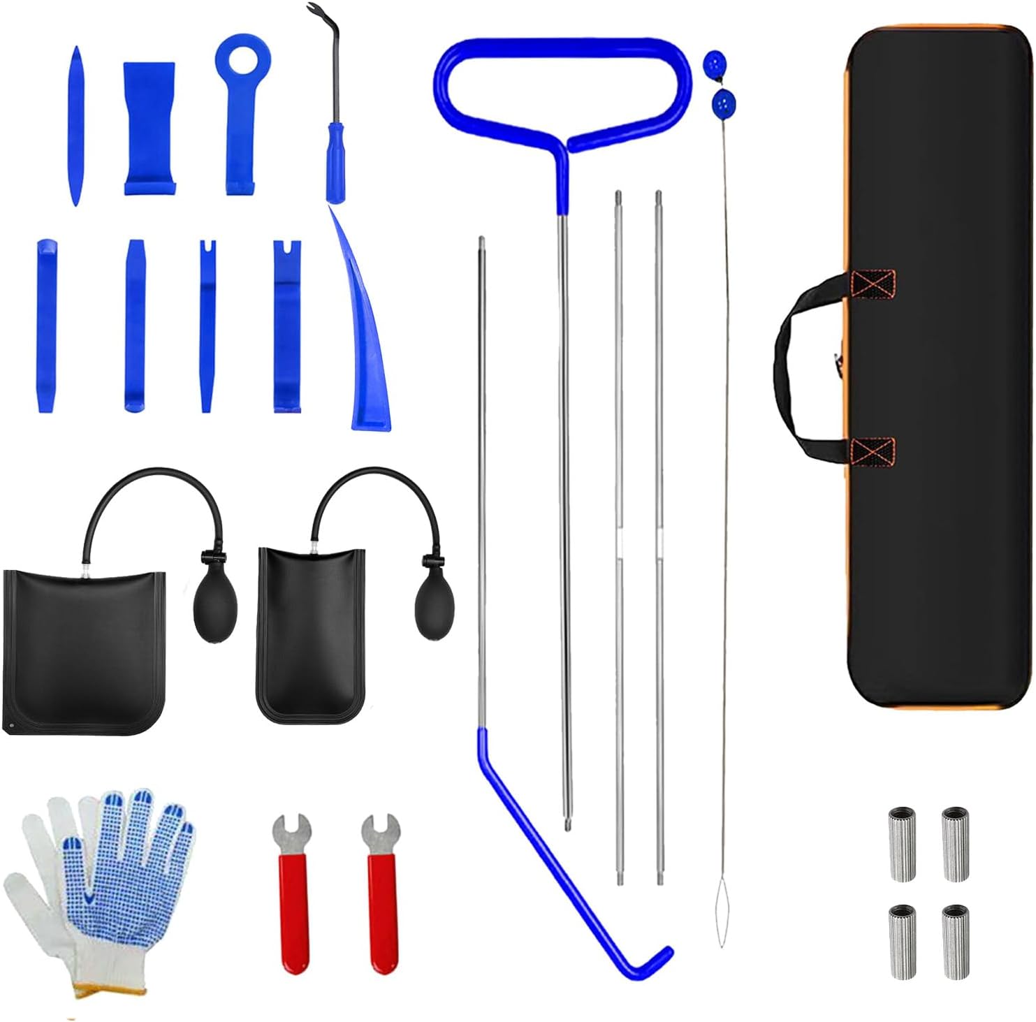 25pcs Stainless Steel Repair Tools, 66inch Long Reach Kit