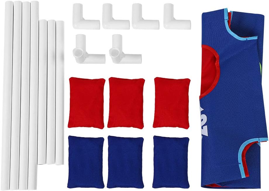 Amazon.co.jp ビーンバッグトスゲームおもちゃ、折りたたみ式ポータブルコーンホールゲームセット、コーンホールボード付き、ビーン