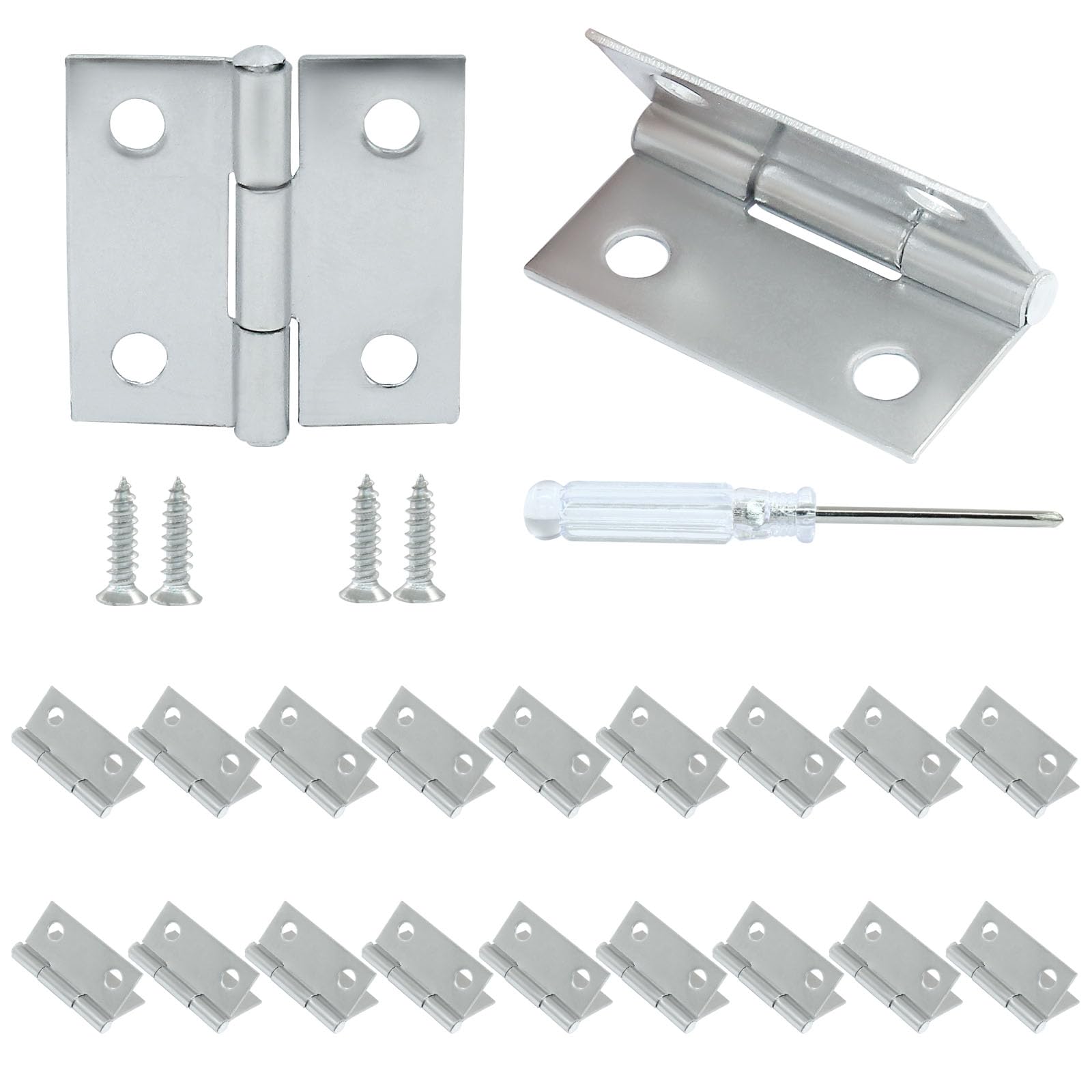 2 Inch Steel Butt Hinges - 20 Pack -6 2 Inch Steel Butt Hinges - 20 Pack -6