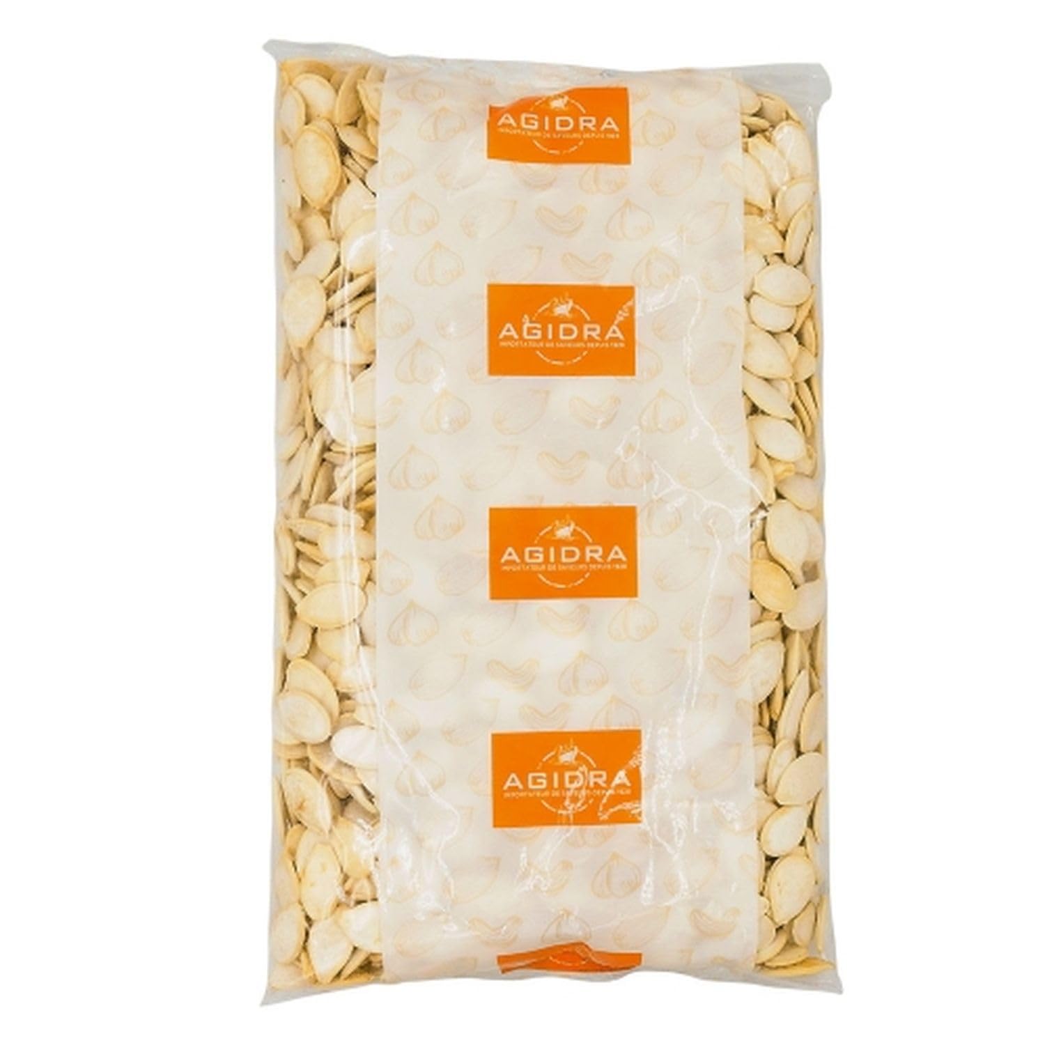 Lot 6x Graines de courge grillées salées - Agidra - paquet 500g