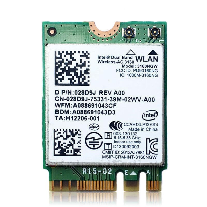 Amazon.com: Legacy M.2 Wi-Fi Adapter for Intel 3160 Wireless
