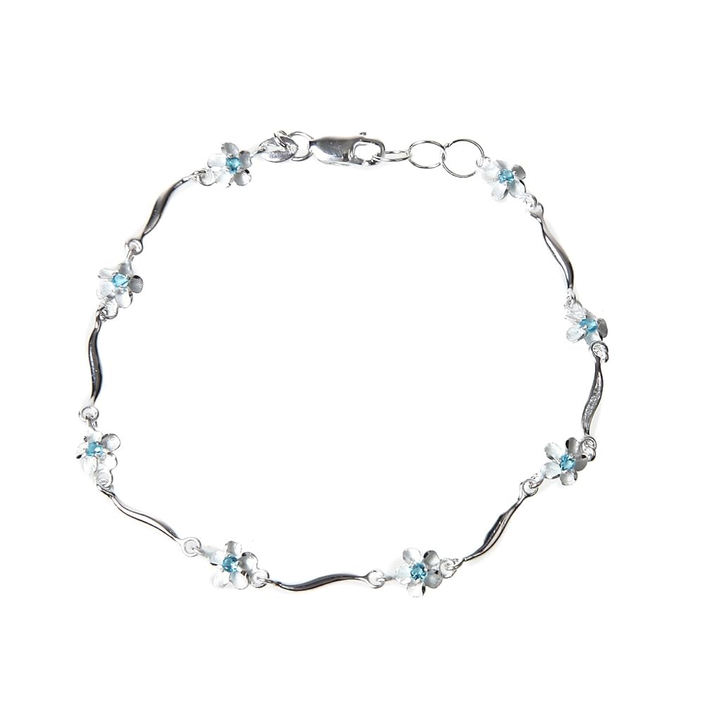 アンクレット ウェーブリンク プルメリア ハワイアンジュエリ Amazon.co.jp: Hawaiian Jewelry Anklet Wave Link Plumeria