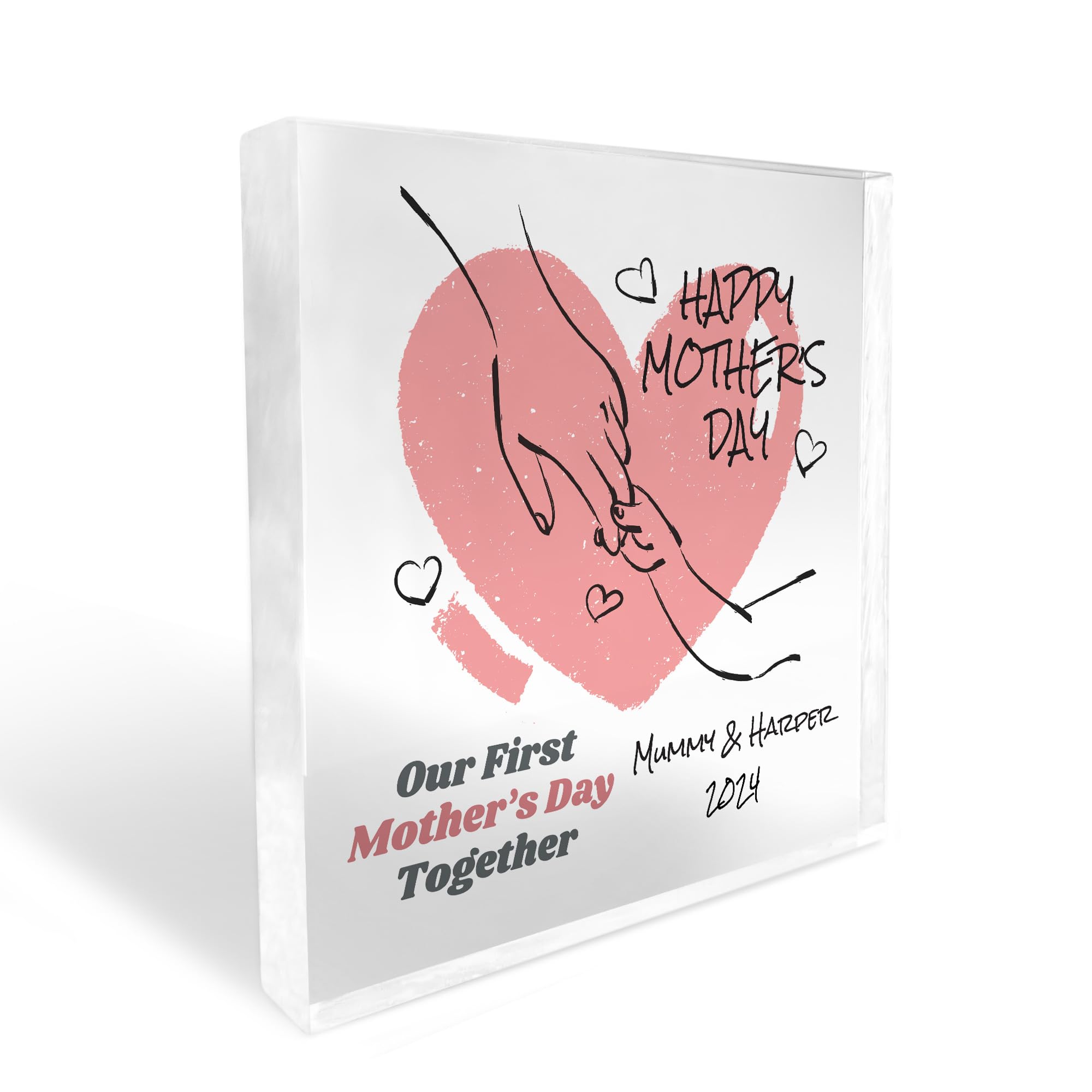 Red Ocean First Mothers Day Gift For Mummy, New Mum Gift, Mummy Gift From Daughter, Mummy Gift From Son, Personalised 1st Mothers Day Gift For Her, Keepsake Gift For Mum