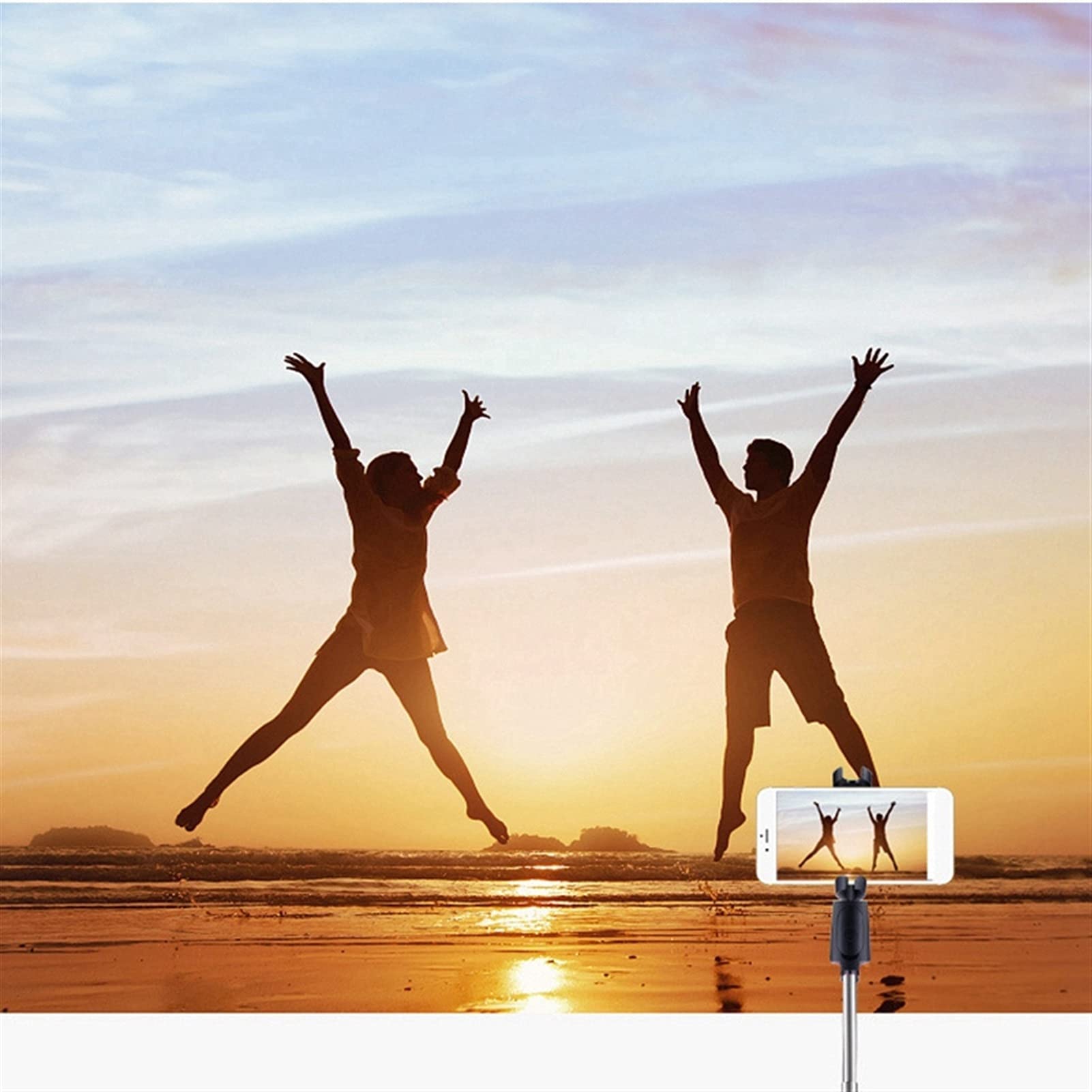 SCRUBY Przenośny zintegrowany statyw Selfie Stick Bluetooth Video Live Selfie Stick stojak na telefon