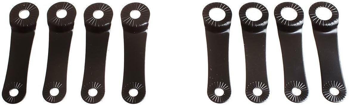 BLB Mounting Kit To Hub Not equipped Mudguards Black Mudguard (Spare)/Fender Mountin Kit for Frames Without Eyelets Black (Mudguard Spare)