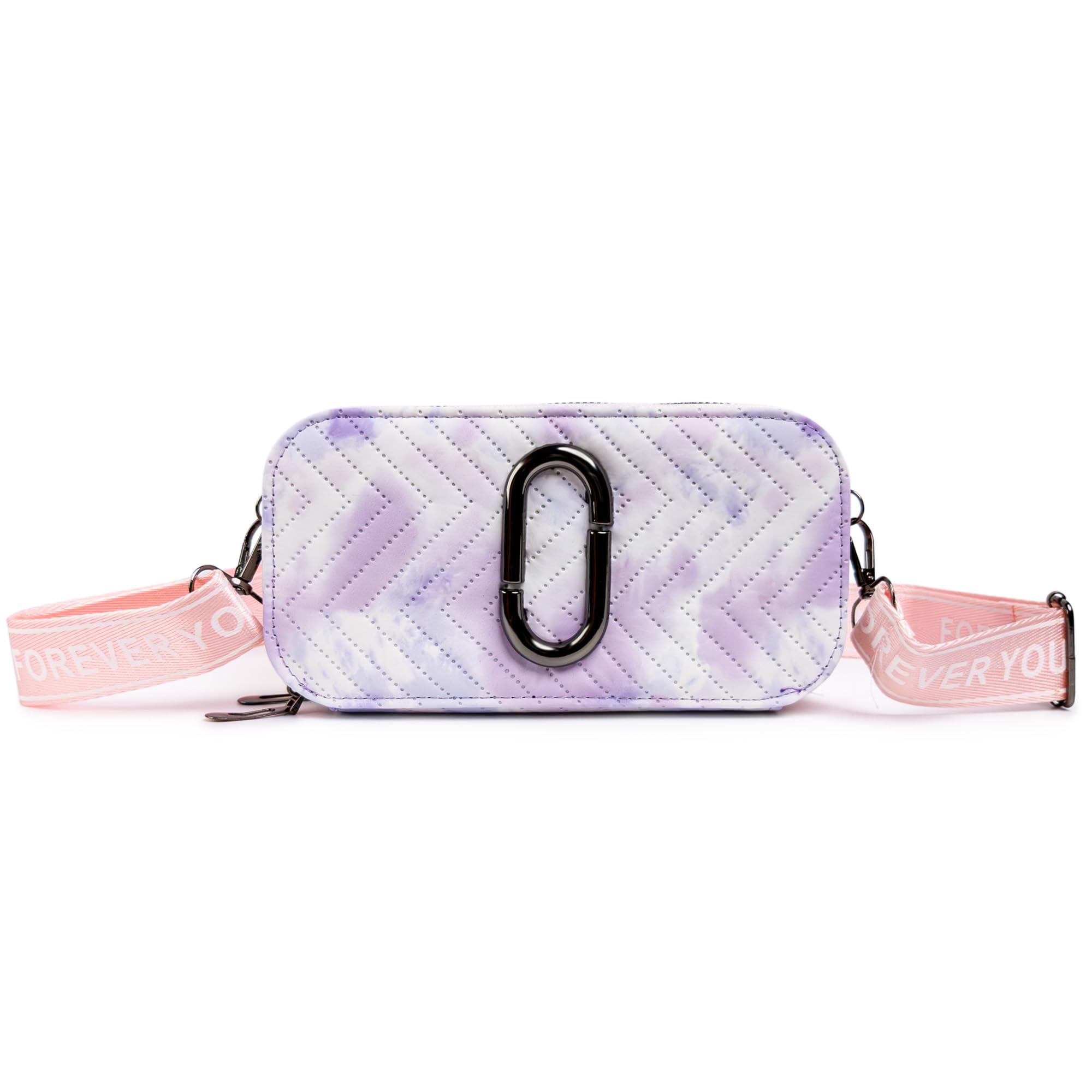 SHEYBAGS Womens Small Sling Bag - Mobile Pouch, 2 Zipper Compartments, Detachable & Adjustable Crossbody Strap, Watercolor Splash Print (Purple) (B0DDJLRXH9) Amazon Price History, Amazon Price Tracker