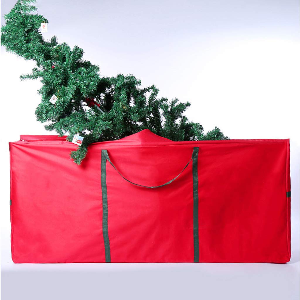WHEAT Très Grand Sac de Rangement Robuste pour Sapin de Noël et décorations, Sac de Rangement pour Coussin de Meubles de Jardin, pour Arbres de Noël artificiels jusqu'à 9 Pieds - 135x34x68 cm