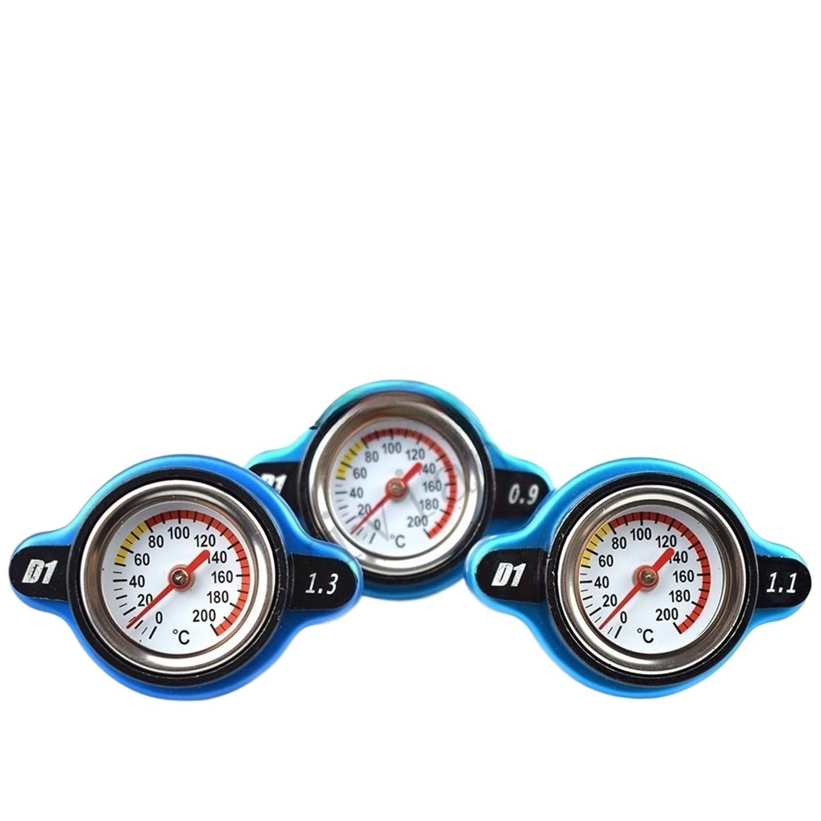 Medidor de temperatura del agua la cubierta tanque tapa radiador térmico estilo tapa distribución(Big Head 1.3)