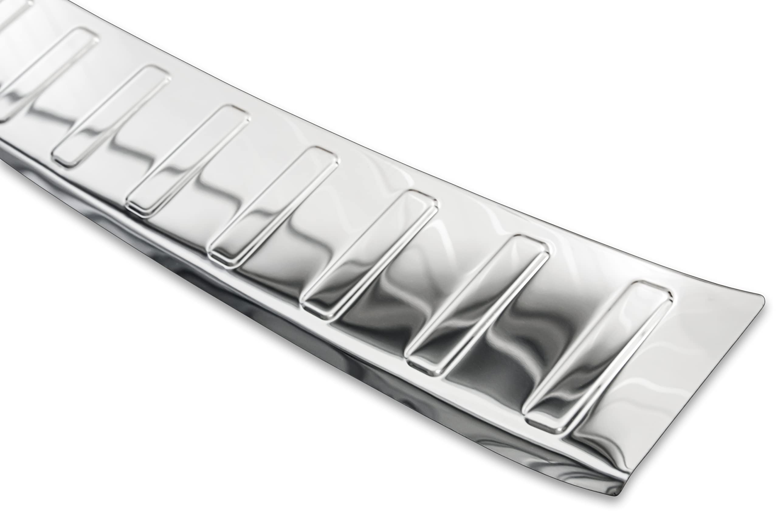 Recambo | Protector de Parachoques Trasero | Compatible con Mercedes Clase B | Tipo W247 | a Partir de 2018 | Acero Inoxidable Cromado | Protección Borde de Carga
