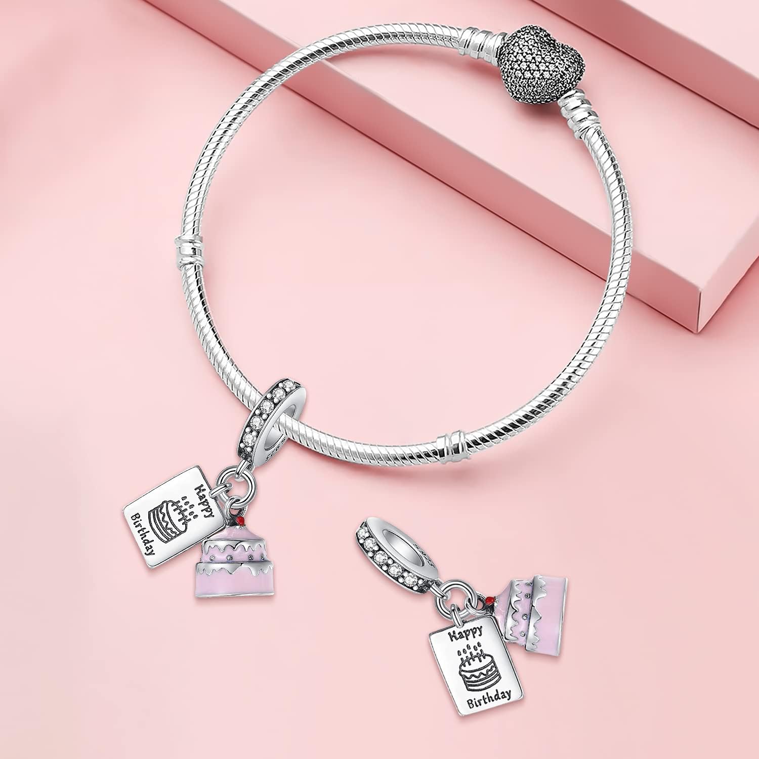 925 Sterling Silver Charms for Bracelets Necklaces I LOVE YOU Travel Passport Butterfly Graduation Shoe Shaped Charm Beads DIY Pendant Jewelry for Women Mom