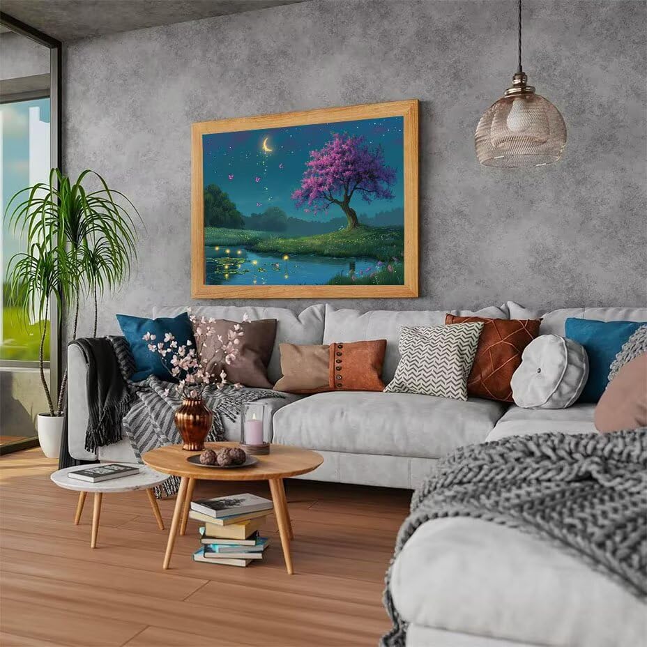 Diamond Painting Papillons d'arbres pour illuminer votre salon avec une décoration murale 5D DIY - 2