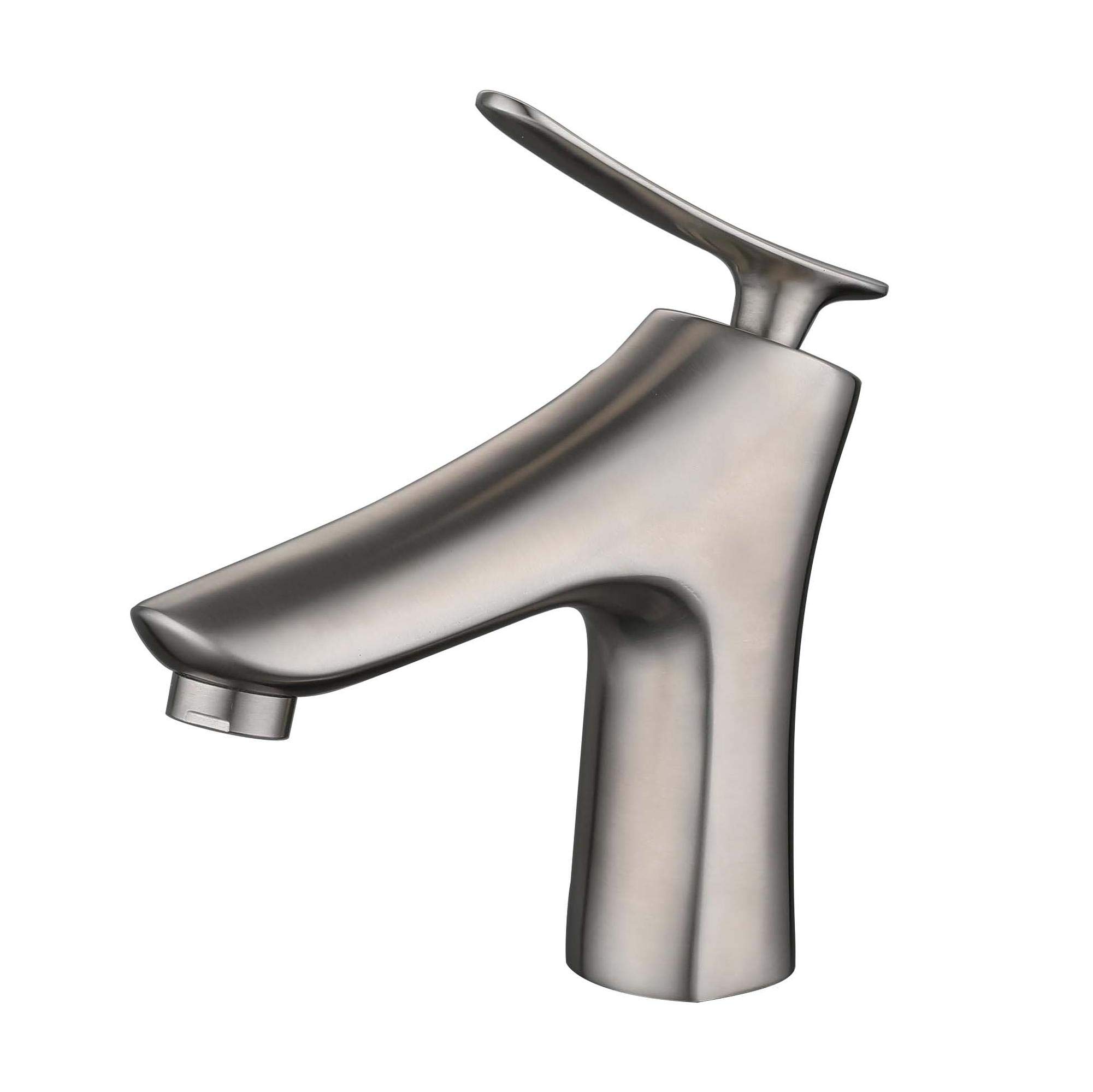 Robinet de salle de bain design brossé pour une ambiance spa zen