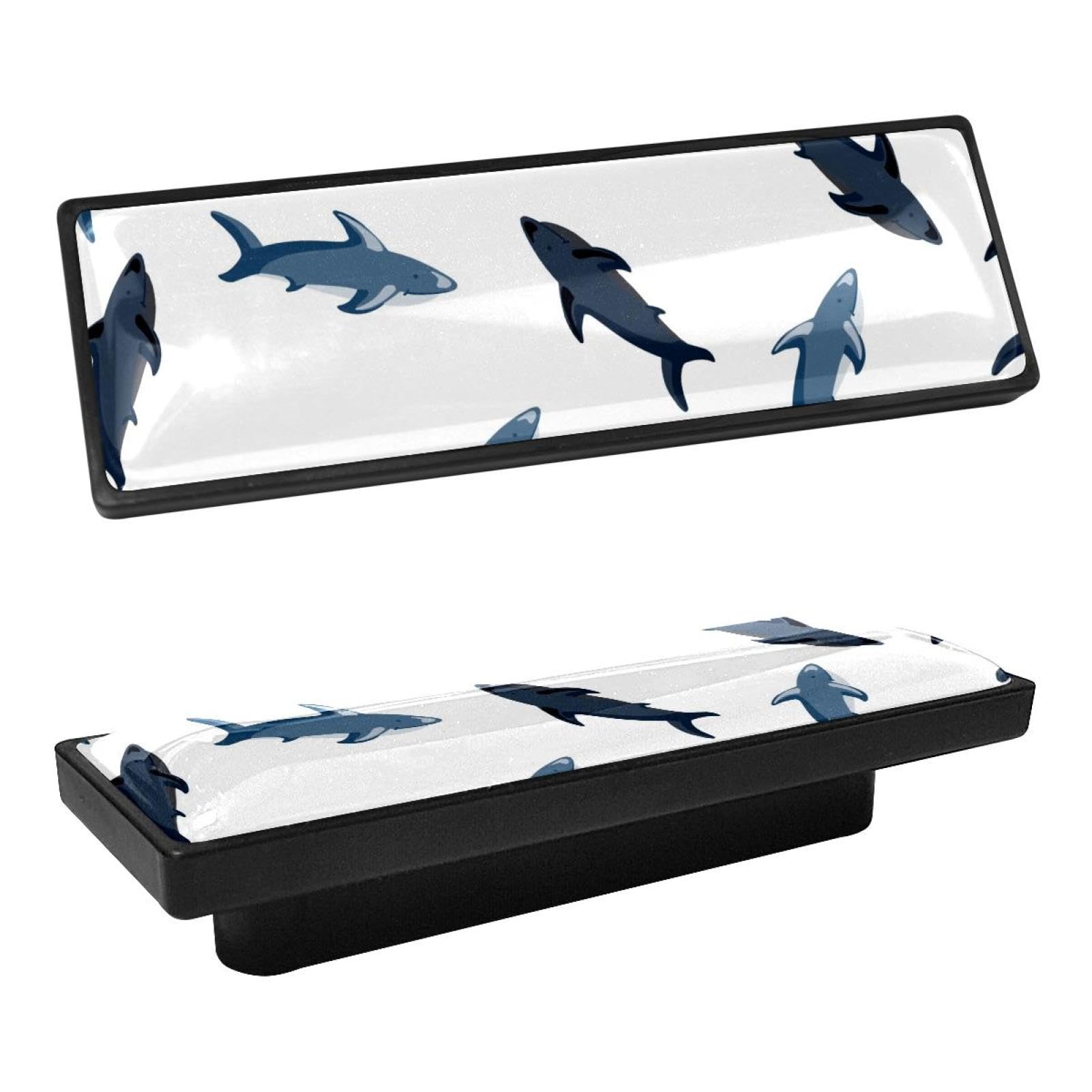 Poignées d'armoire de cuisine requin avec vis de montage incluses