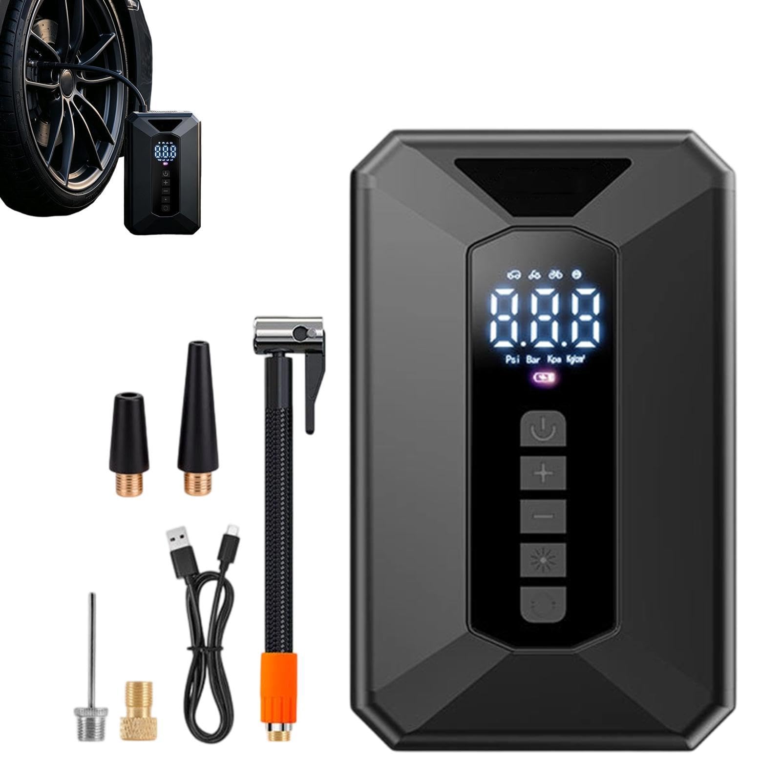 Pompa d'aria ricaricabile Gonfiatore elettrico wireless con display
