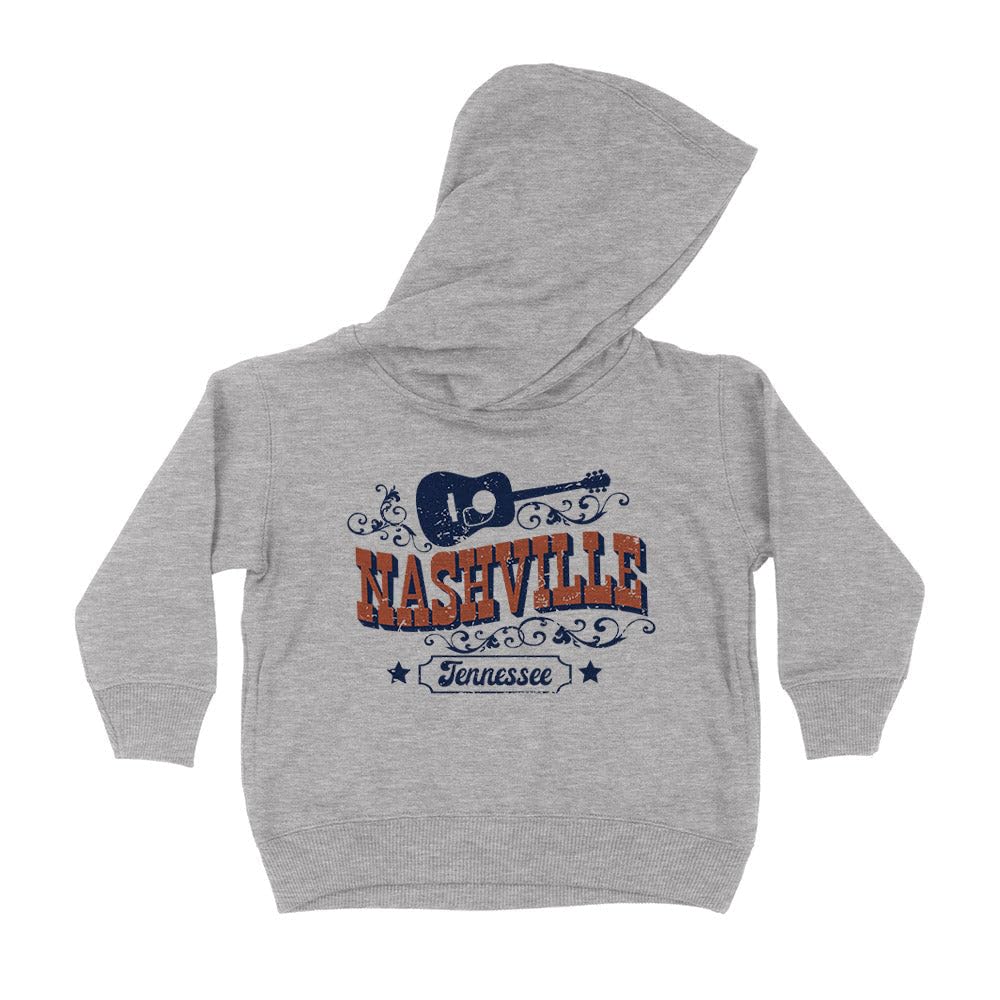 Vacation Nashville Tennessee Kids Hoodie Sweatshirt Toddler 4T Heather Grey