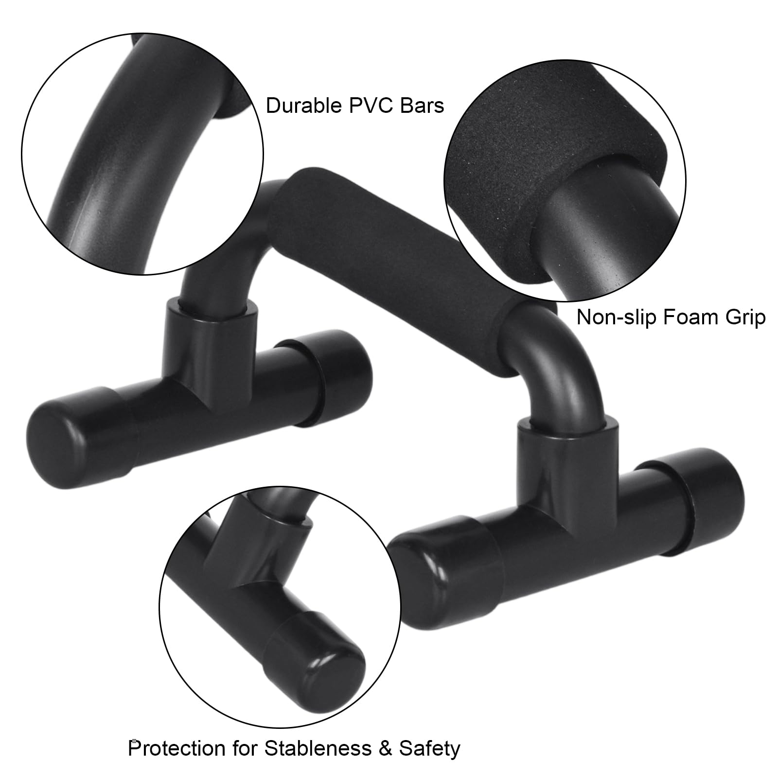 Push Up Handles For Floor Non Slip Pushup Bars Ergonomic