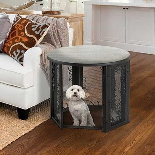 Richell - Accent Table Pet Crate Small (80011) Antique Bronze Pet Crate #TOP2