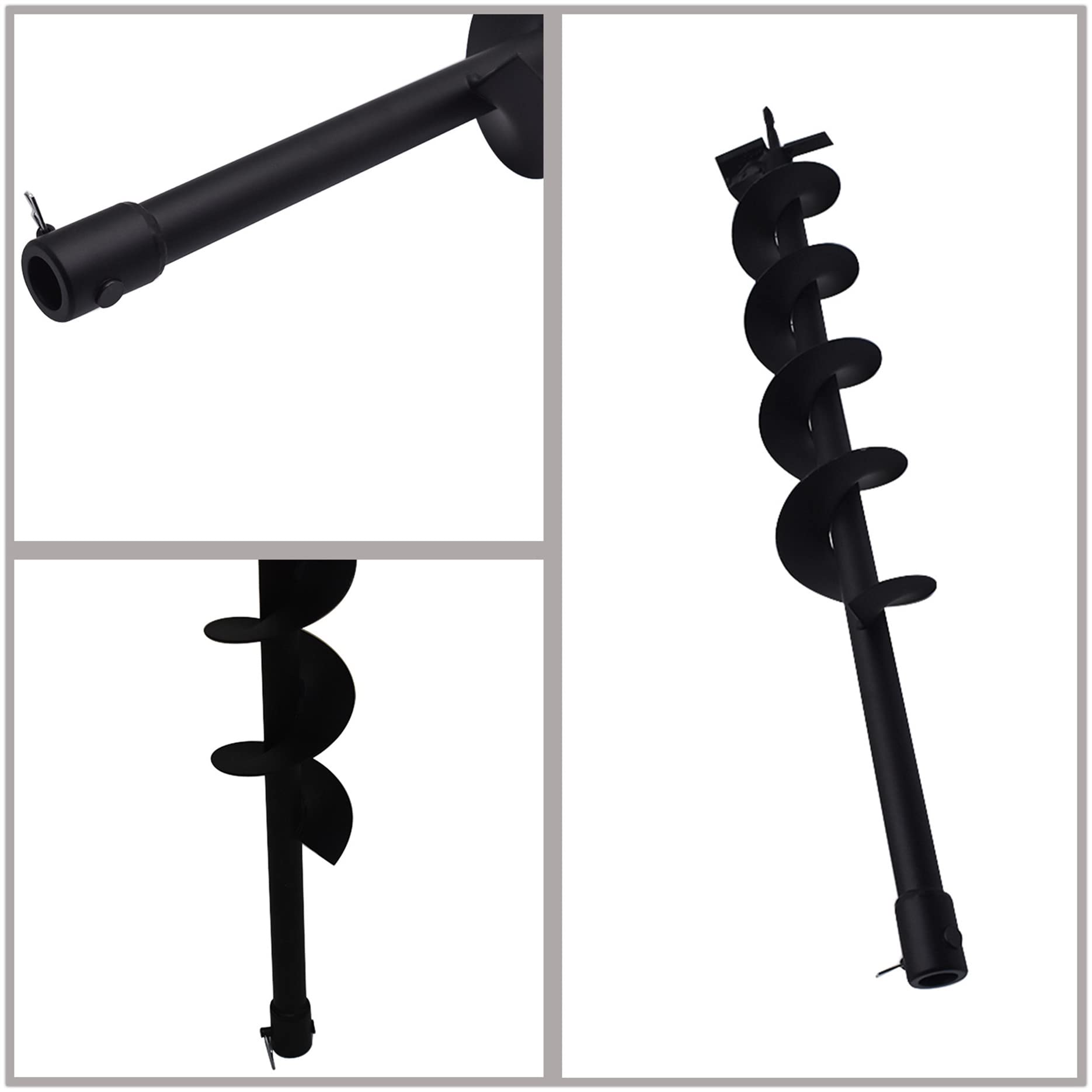 LiGuVCY 6 Inch Auger Bit Pneumatic Column Fence Digger Soil India