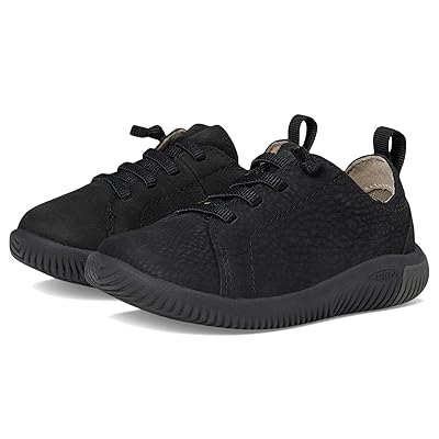 KEEN Kids KNX Lace Up Lightweight Barefoot Feel Sneakers (Toddler/Little Kid) Kids Shoes Triple Black