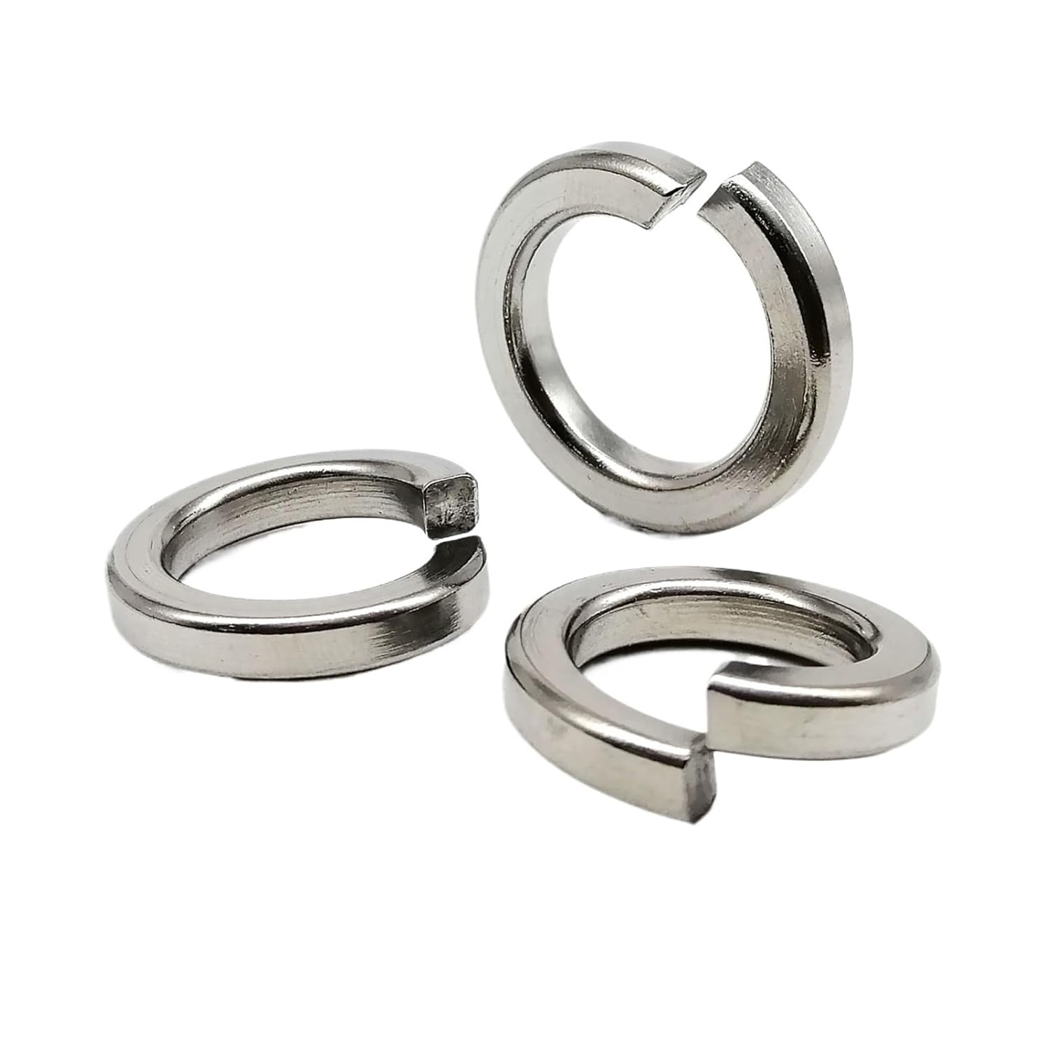 Spring Lock Washers M1.6 M2 M2.5 M3 M4 M5 M6 M8 M10 M12 M14 M16 M18 M20 M22 M24 GB93 A2 304 Stainless Steel Spring Washer Split Lock Elastic Gasket(10pcs M24)