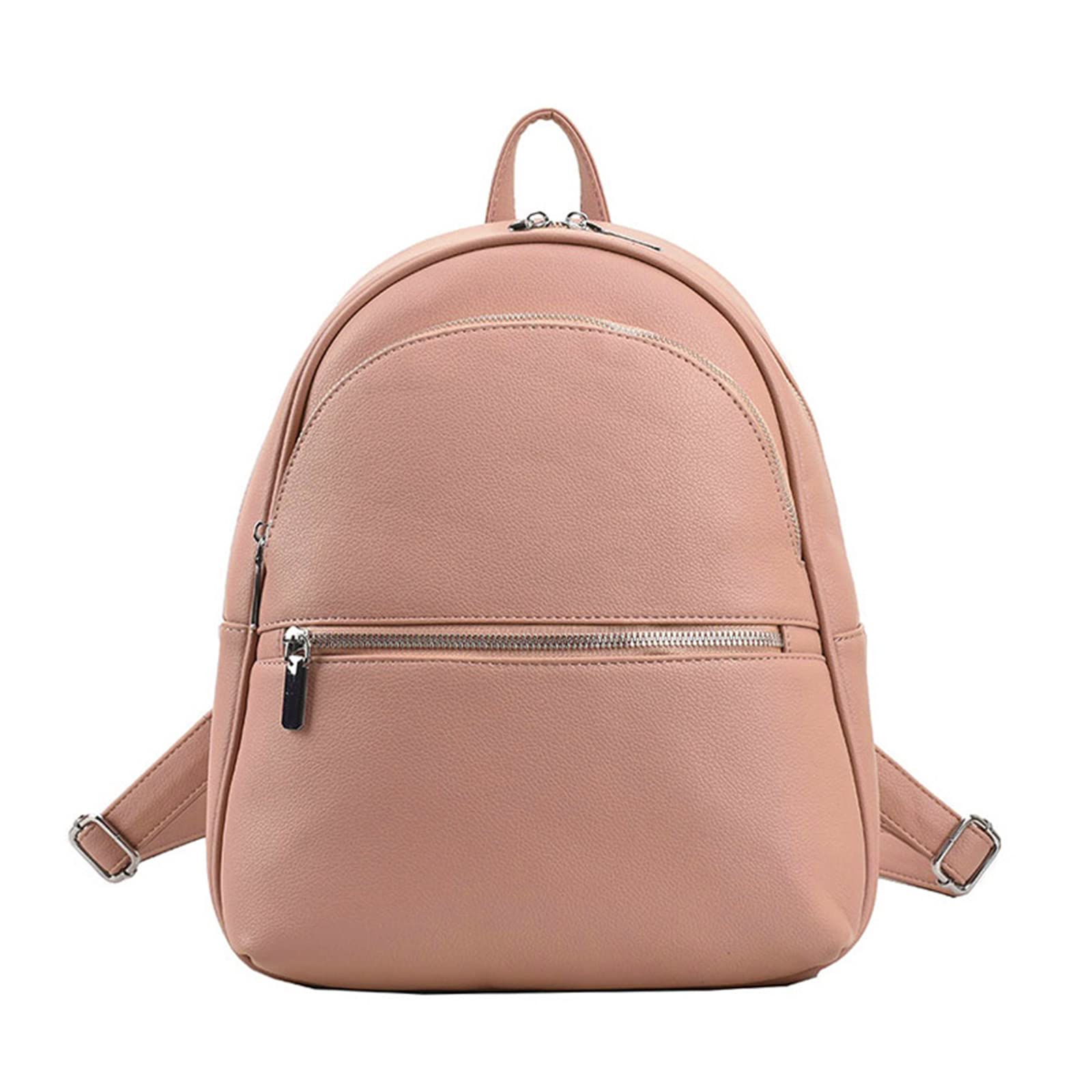 MICFENY Womens Leisure Backpack Ladies Soft Leather Casual Daypack Teenagers School Bag Fashion Travel Backpack Girls Back Packs