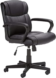 AmazonBasics Mid Back Office Chair (Black)
