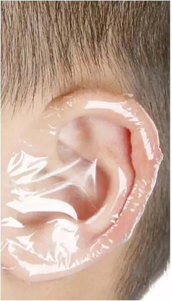 Kit 80 Protetores De Ouvido Bebê Impermeável Touca Natação