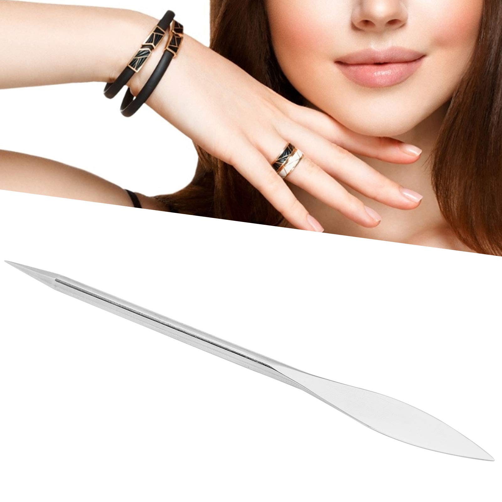 Brunissoir de polissage de bijoux, outil de polissage de brunissoir d'entretien de bijoux en acier inoxydable pour la fabrication et le polissage de bijoux en or et en argent