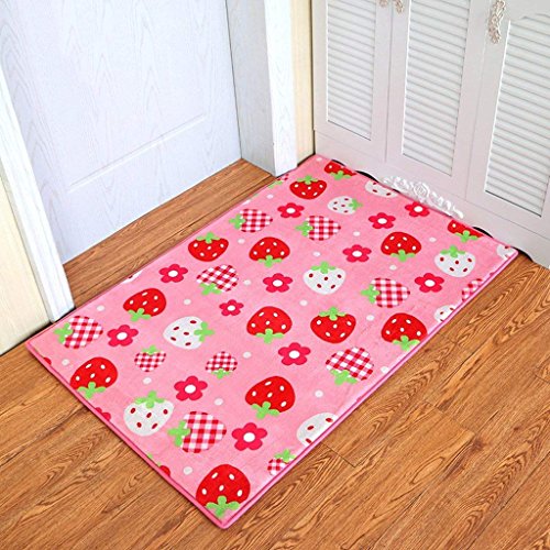 Tapis de bain fraise anti-dérapant absorbant GZ Fruits