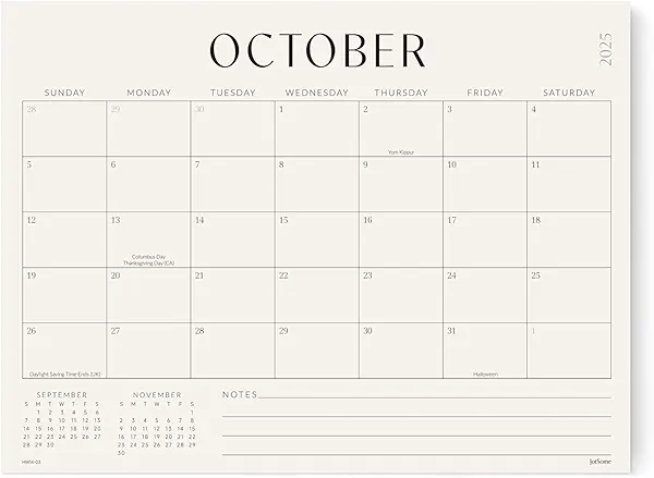 Jotsome Magnetic Calendar for Refrigerator 2025-2026, Monthly Fridge Calendar From Now to December 2026 14x10.5 inch, Easy Planning (Horizontal)