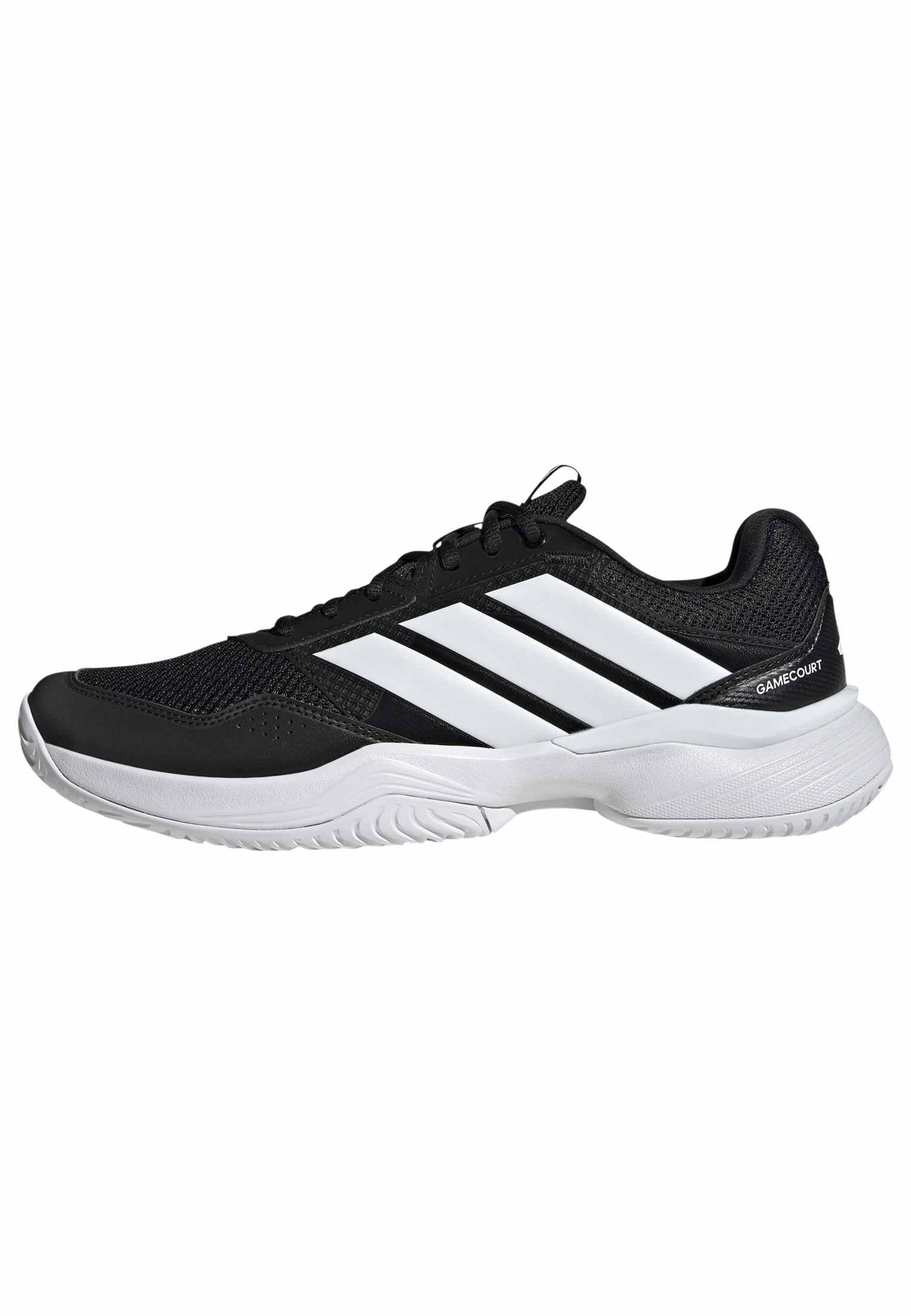 adidas Men's Gamecourt 3 Tennis Shoes, core Black/FTWR White/FTWR White, 12.5 UK