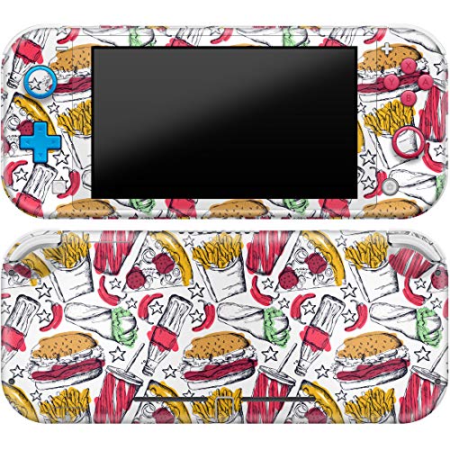 Cavka Vinyl Decals for Nintendo Skin Switch Lite (2019) Sticker with Design Burger