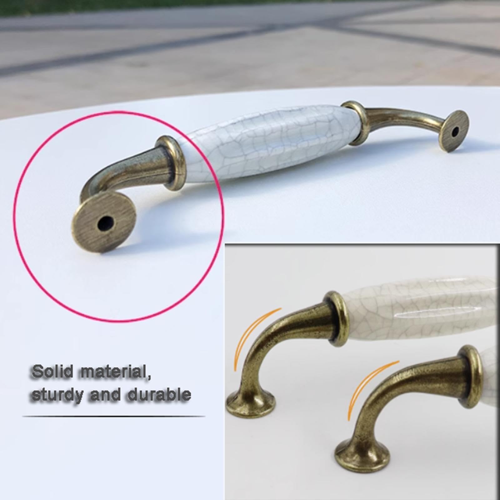 Lot De 12 Poignées De Placard Vintage Chic, Poignées De Placard De Cuisine Antiques Rondes 30 Mm