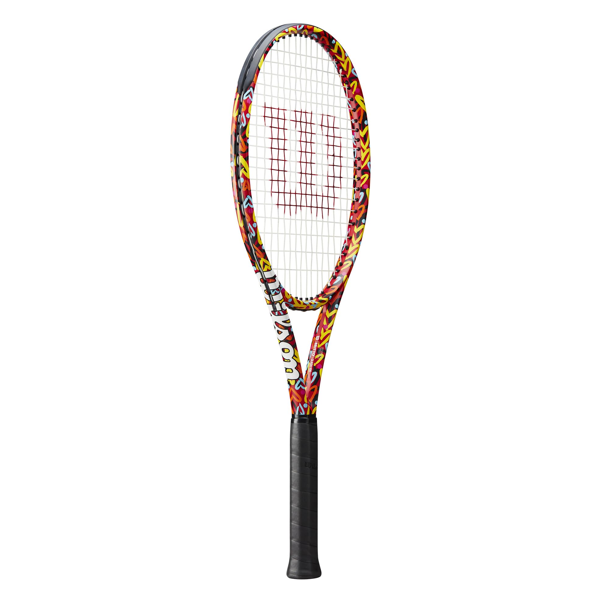 Amazon | Wilson Clash 100 V2 Britto Hearts ガットガットリングなし